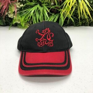 Harry Potter Hat Cap Strap Back Mens Black Red Gryffindor Quidditch Wizard Magic